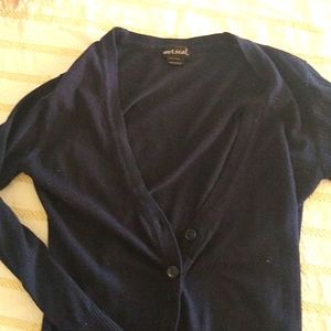 Wet Seal Navy Sweater Lightweight